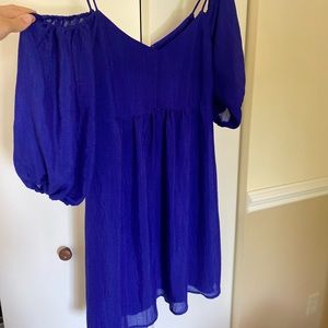 Anthropologie cold shoulder dress
